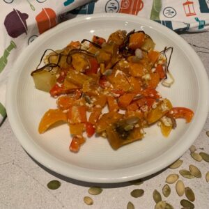 Süßkartoffel-Gemüse-Auflauf
