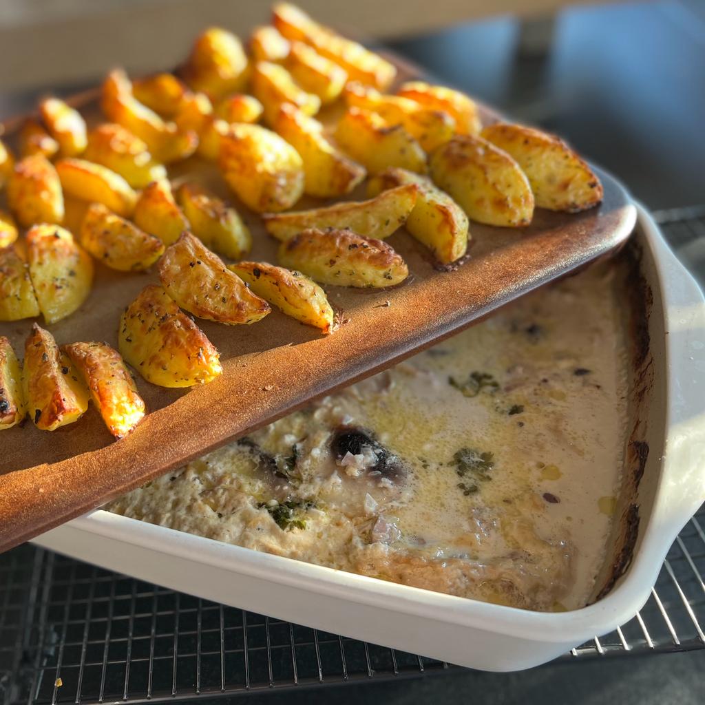 Schweinefilet mit Kartoffel Wedges