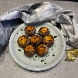 gefüllte Champignons aus dem AirFryer