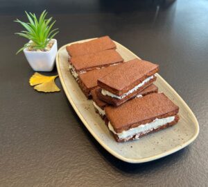 Milchschnitten wie aus der Werbung aus dem Snack-Maker-Set von Pamperedchef
