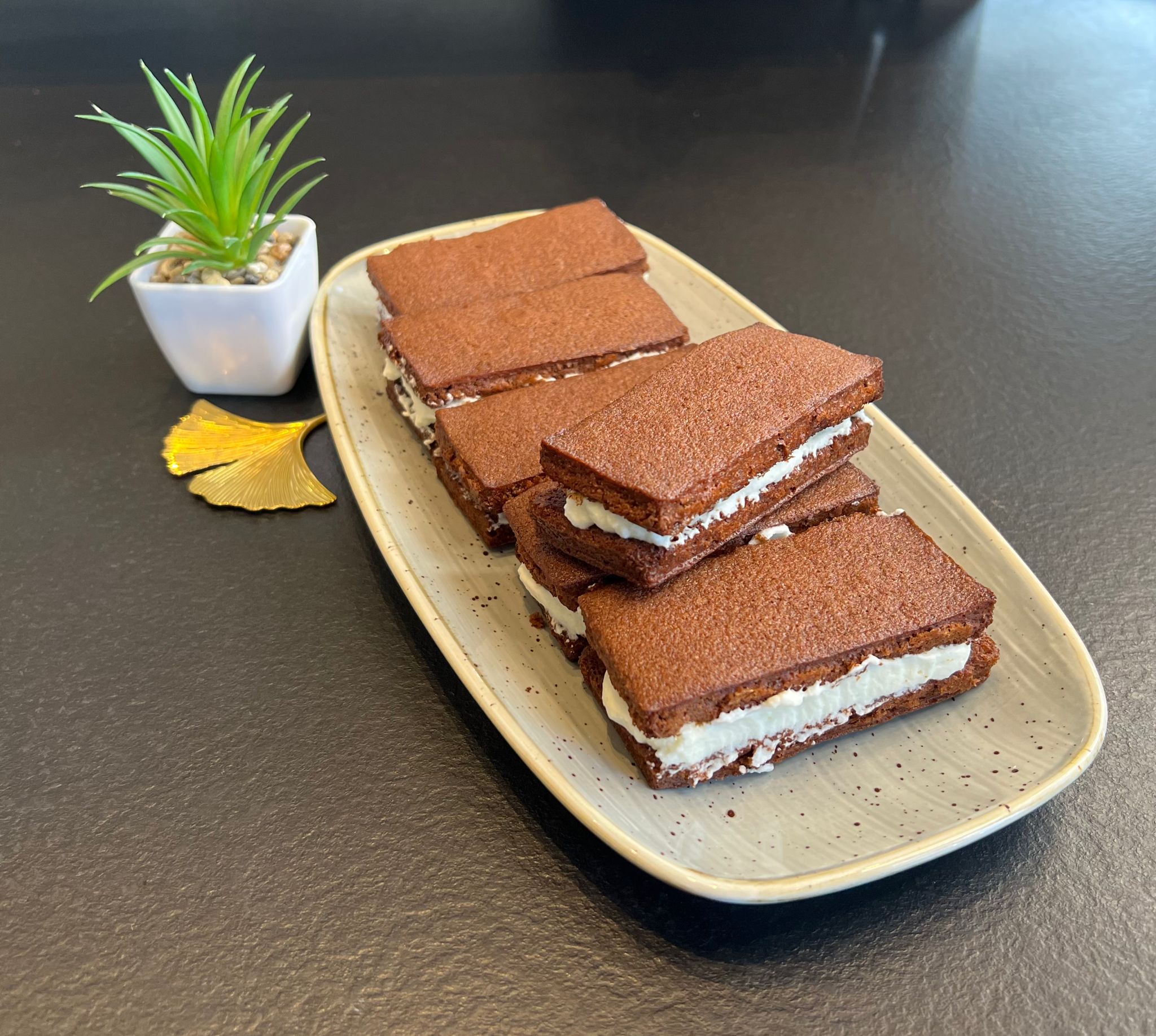 Milchschnitten wie aus der Werbung aus dem Snack-Maker-Set von Pamperedchef
