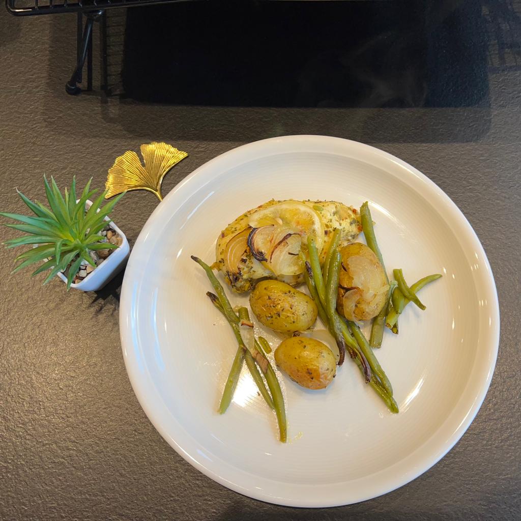 Zitronenhähnchen vom großen Ofenzauberer plus von Pamperedchef