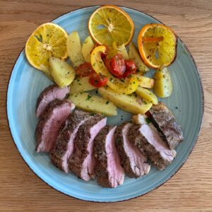 Entenbrust ist schnell und einfach zubereitet mit der Hilfe des Ofenmeisters von Pamperedchef
