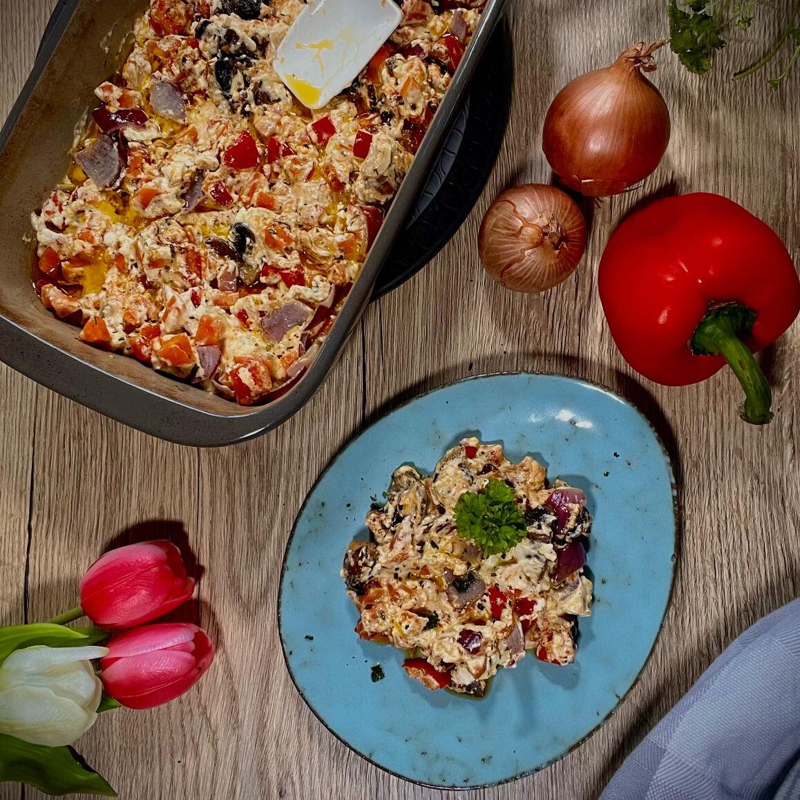 Feta Auflauf aus der mittleren Ofenhexe