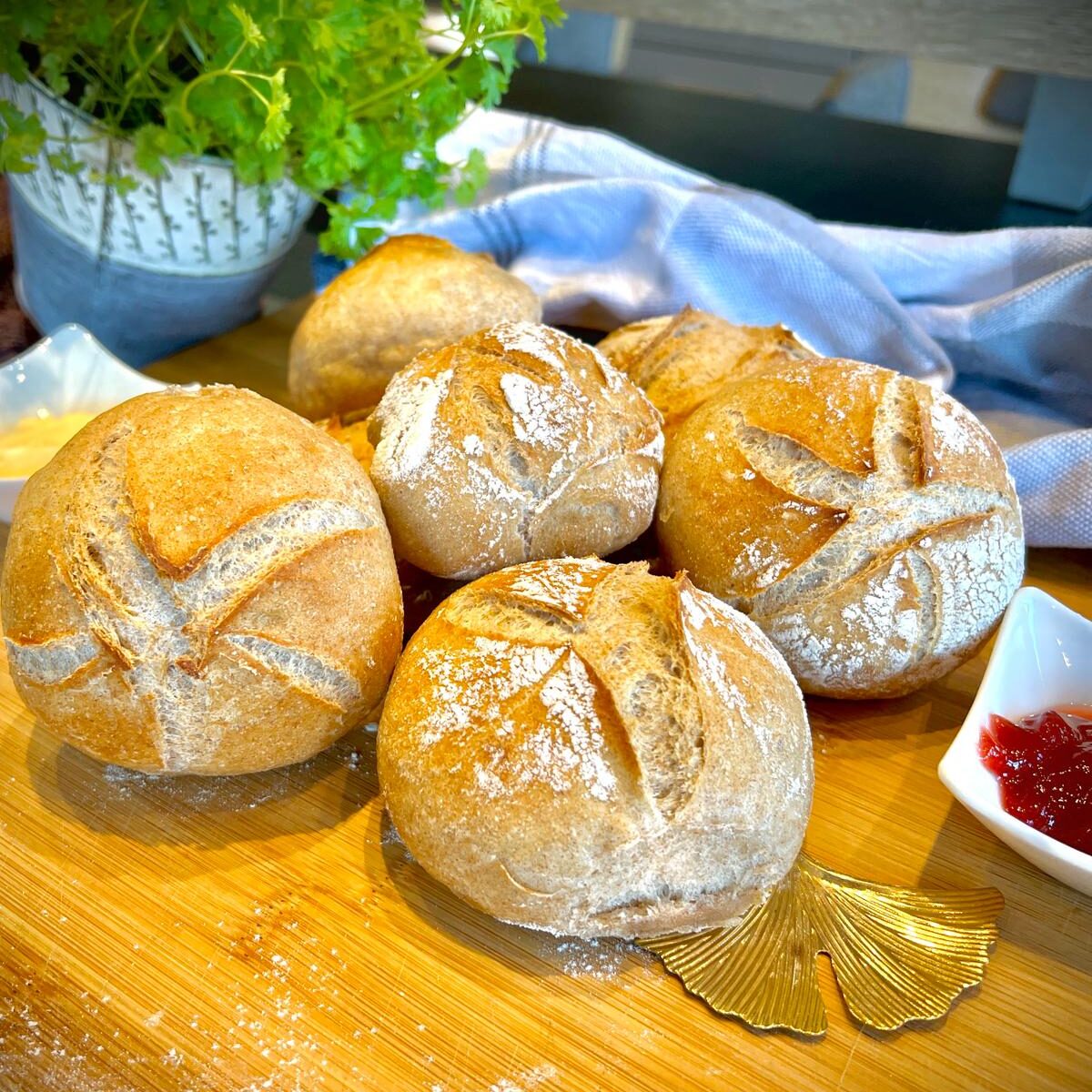 Friss dich dumm Brötchen