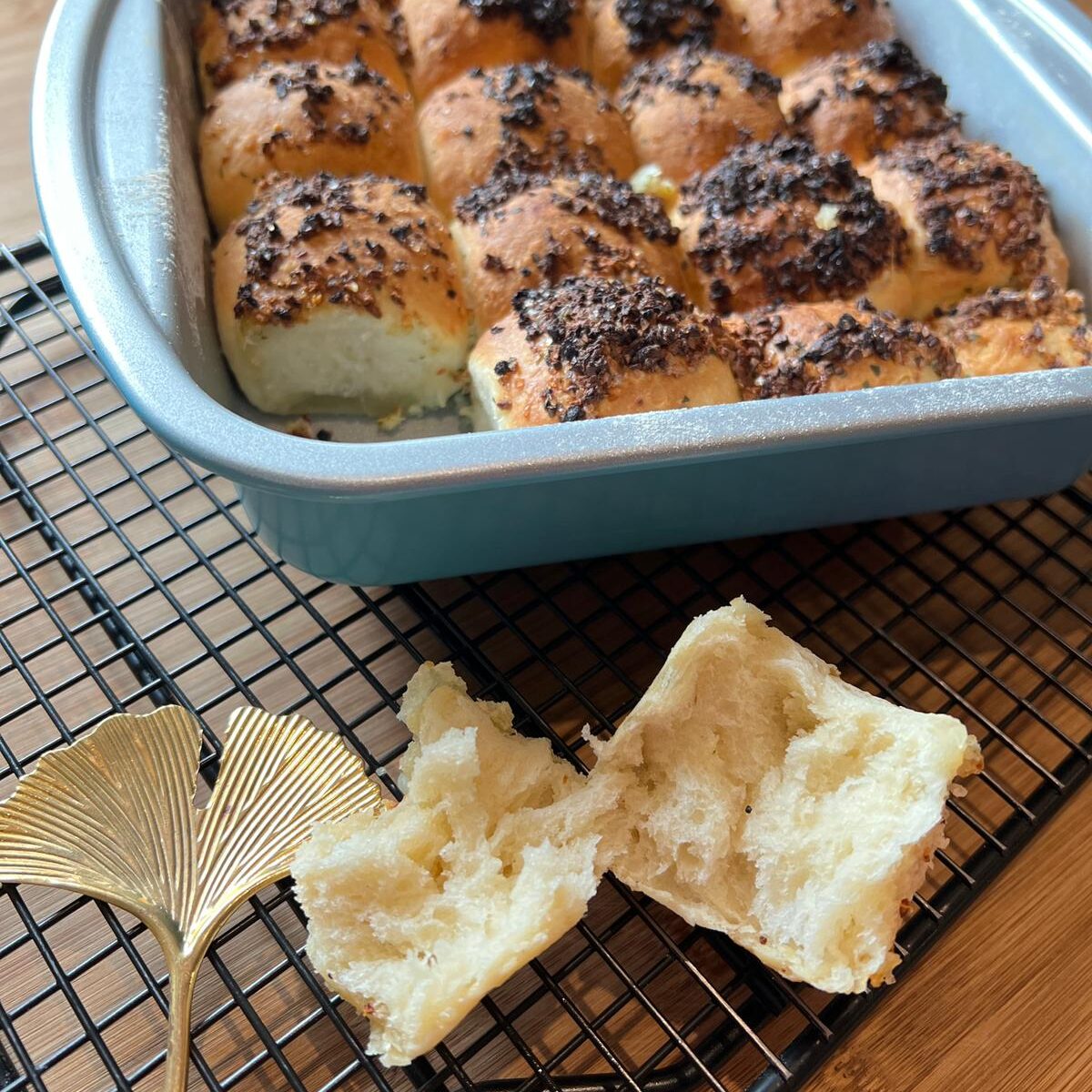 Softe Knoblauch-Brötchen