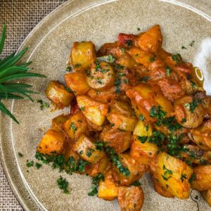 Currywurst-Pfanne