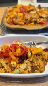 Herbstliches Air-Fryer-Gemüse mit Lemon-Kiss-Hähnchen – Rezept für den Deluxe Air Fryer 2